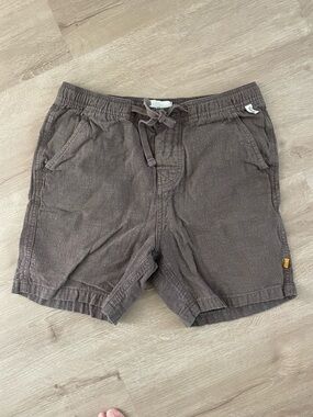 Critical Slide Brown Drawstring Men’s Shorts Size 28